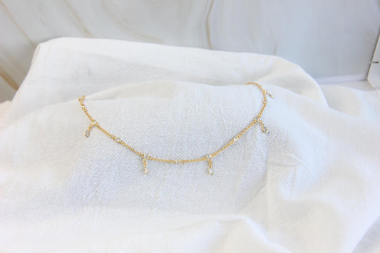 Quartz Drop Necklace