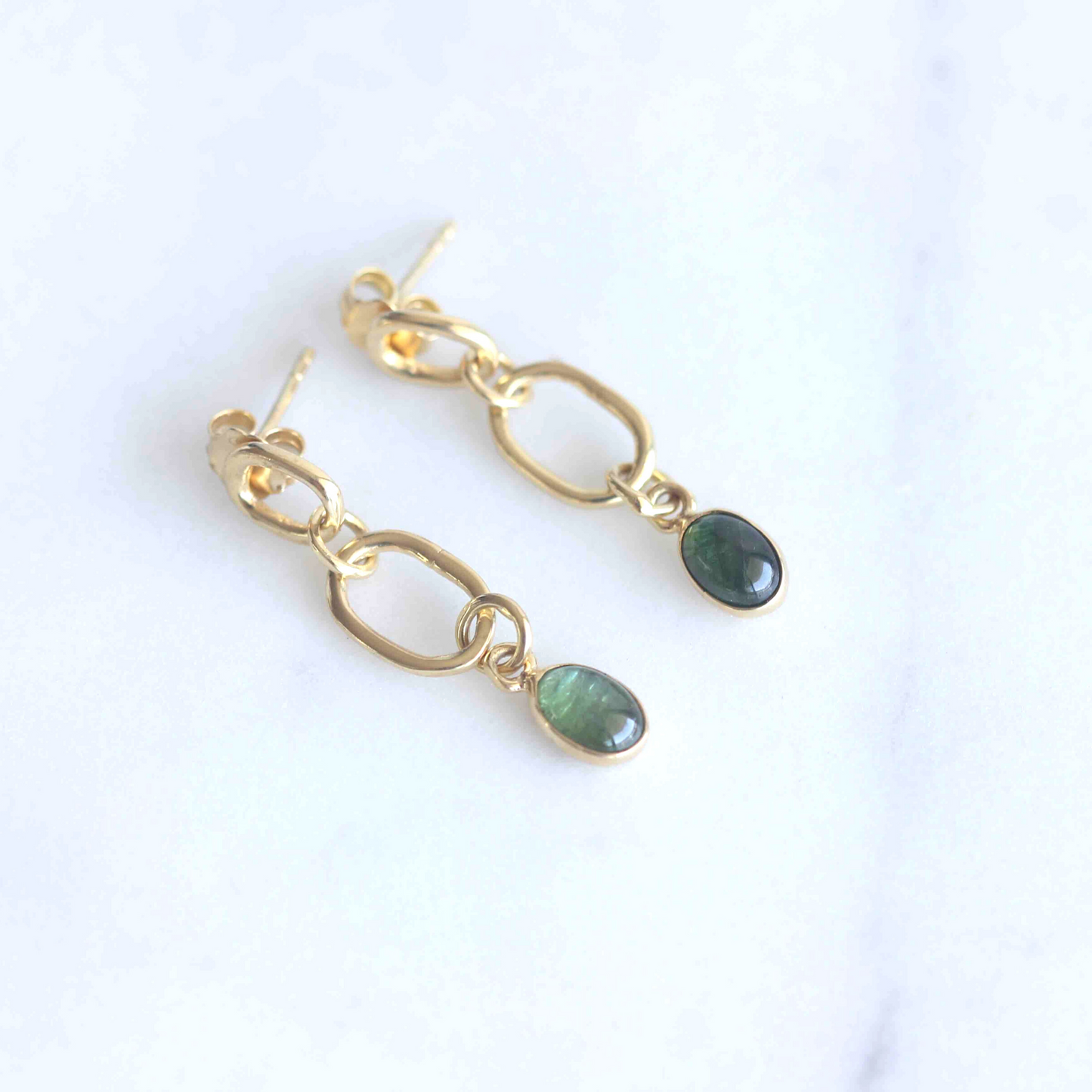 Venus Green Earrings
