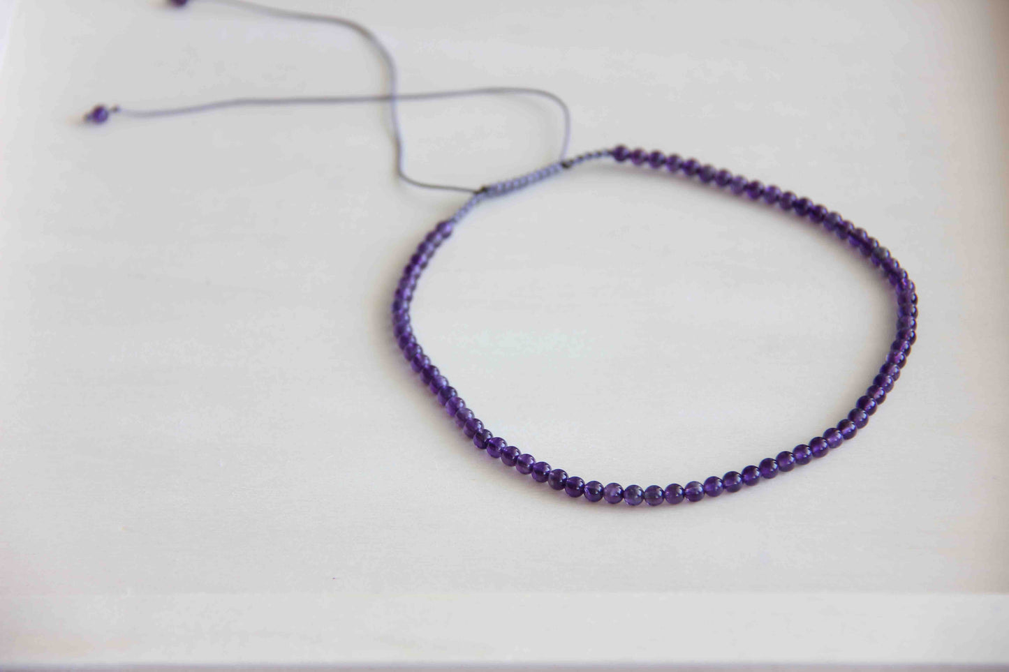Amethyst Choker Necklace, Amethyst, Gemstone Necklace, Choker Necklace, Amethyst Jewelry