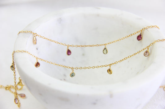 Tourmaline Drop Necklace
