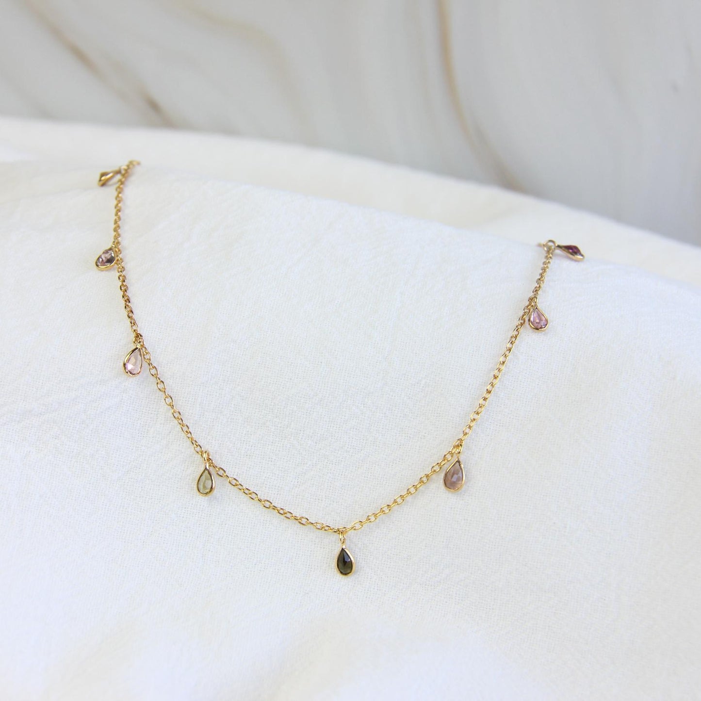 Tourmaline Drop Necklace