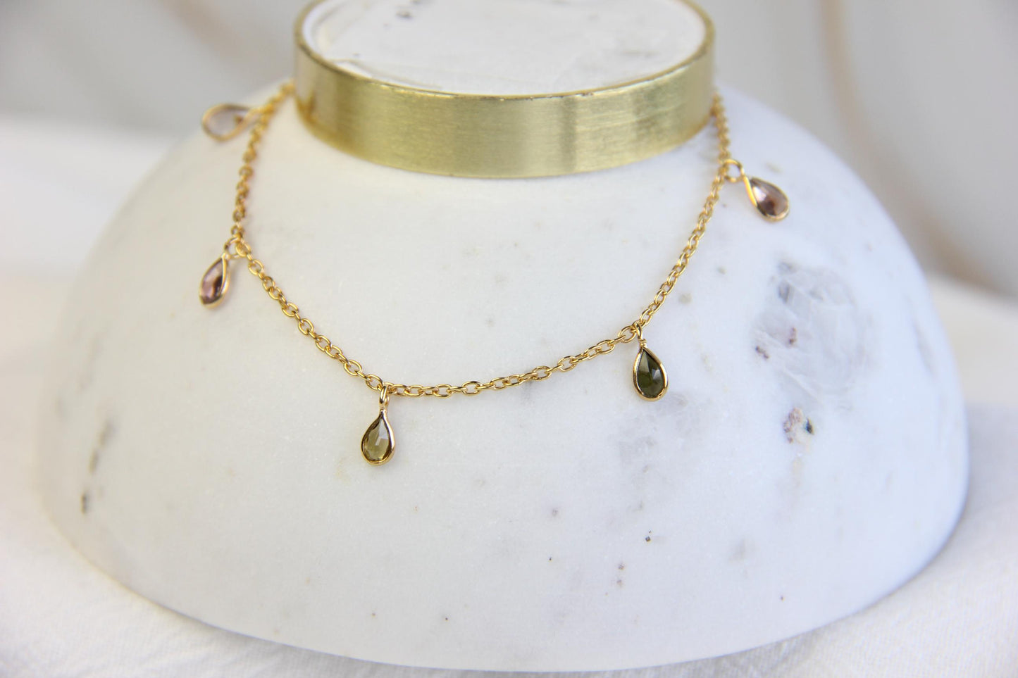 Tourmaline Drop Necklace