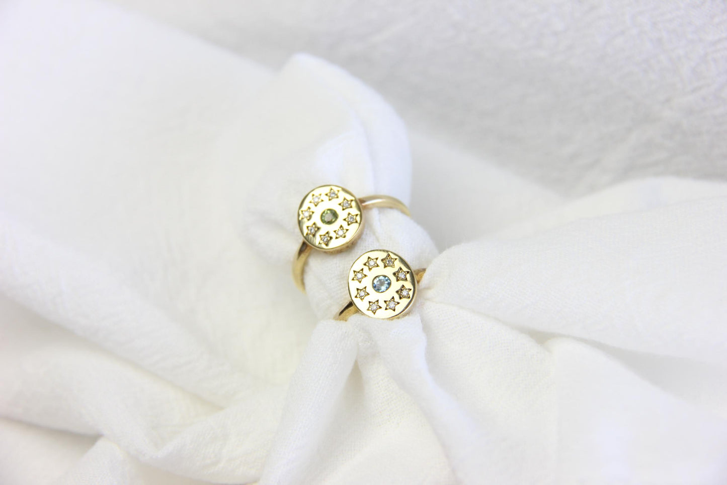 Diamond Star Rings