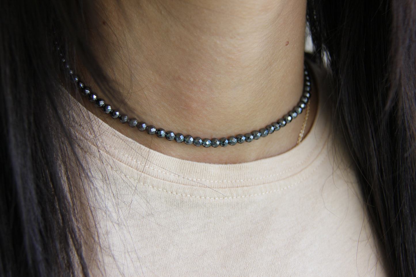 Hematite Adjustable Necklace